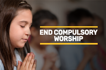 Help us end compulsory worship in schools.
