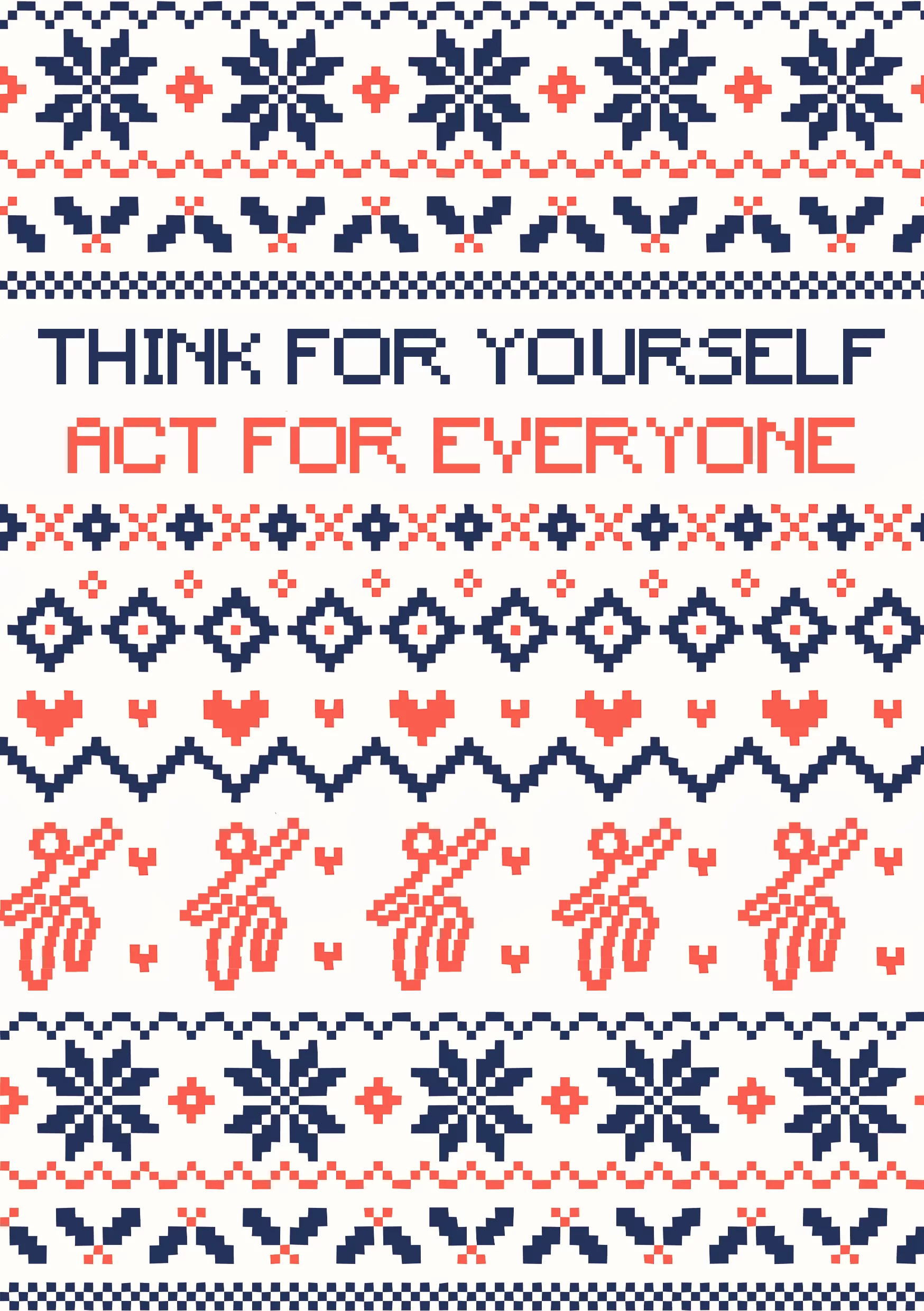 Humanist Christmas Jumper card