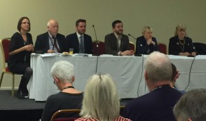 Speakers at the Labour Humanists fringe.