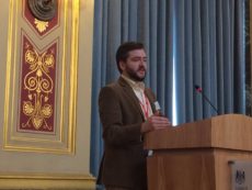 Andrew Copson speaking at the Foreign Office