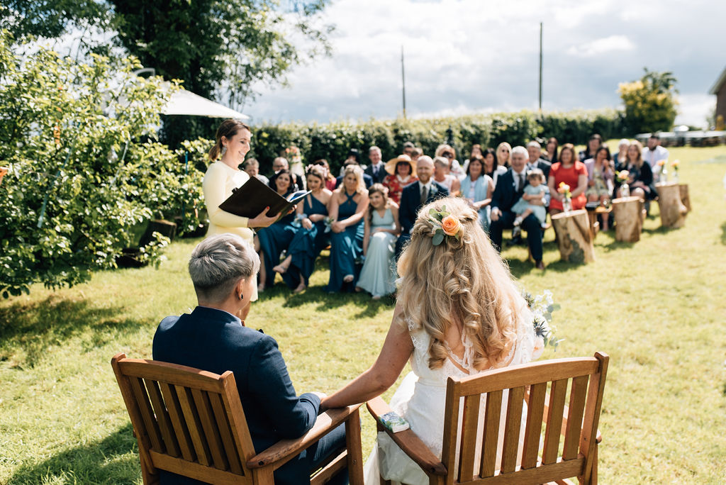 Laura and Erica's humanist wedding by Simon Hutchinson