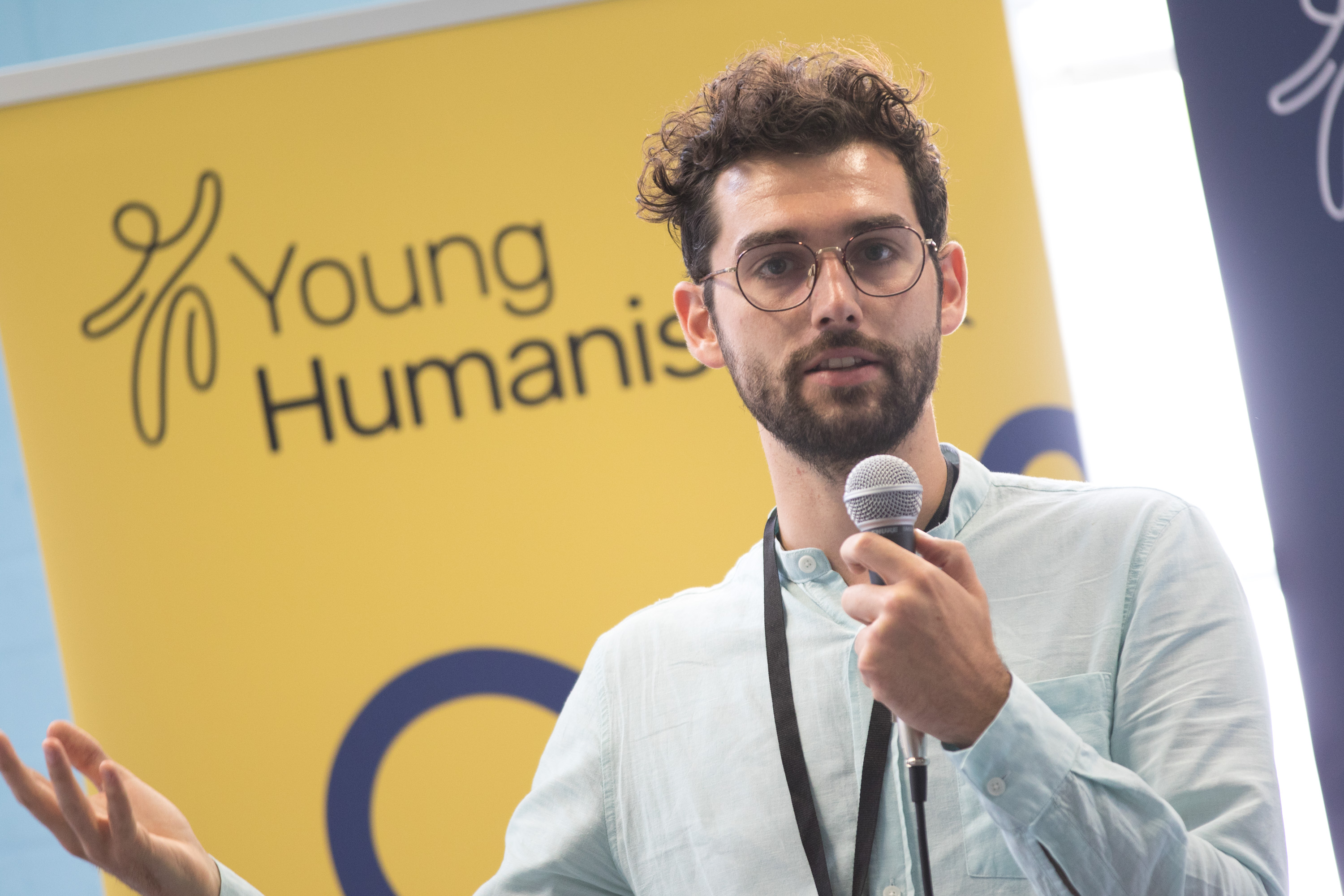 Young Humanists Communications Manager Daniel Wardle