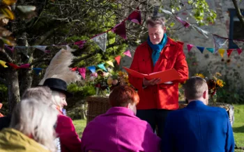 Humanist funeral celebrant David Moon