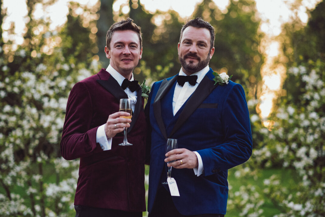 Same-sex humanist wedding