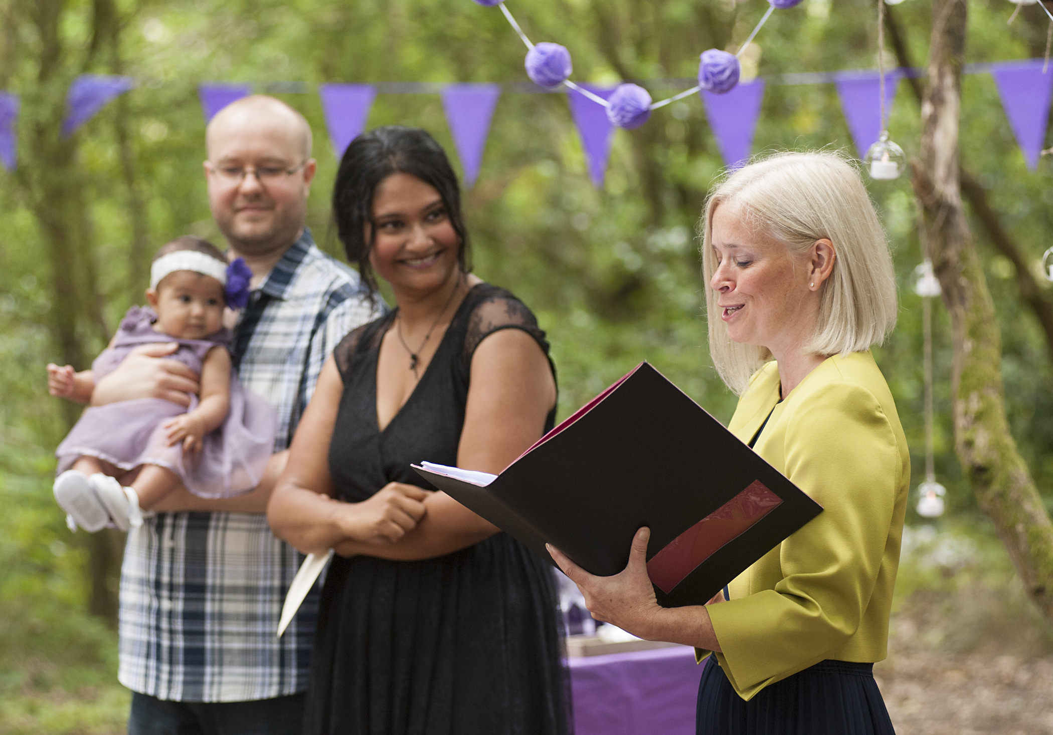 Humanist naming ceremony