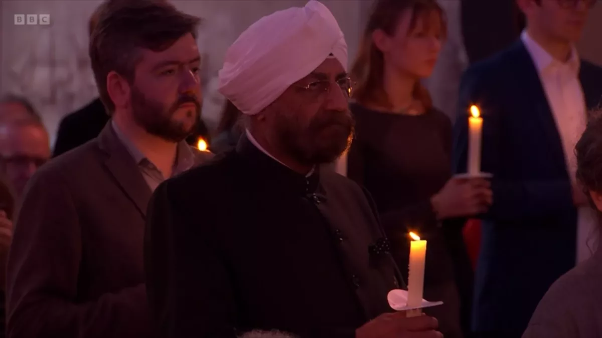 Pictured: Andrew Copson, National Holocaust Memorial Day Ceremony, 2025.