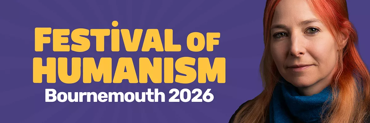 Festival of Humanism 2026, Bournemouth. With Professor Alice Roberts